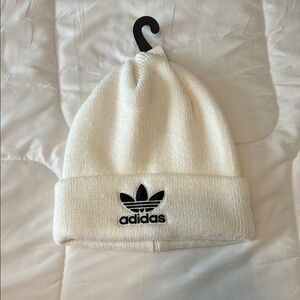 Adidas White Beanie